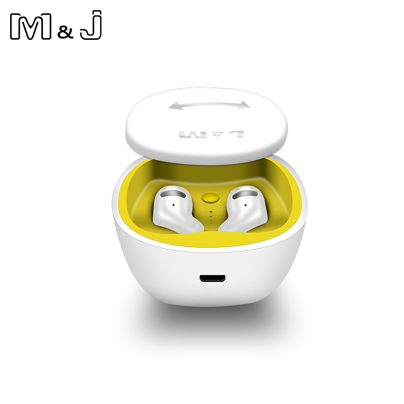 

M&J Bluetooth 5.0 in-Ear Wireless Stereo Bass Sound Noise Cancellation mini Wireless Bluetooth Earphone