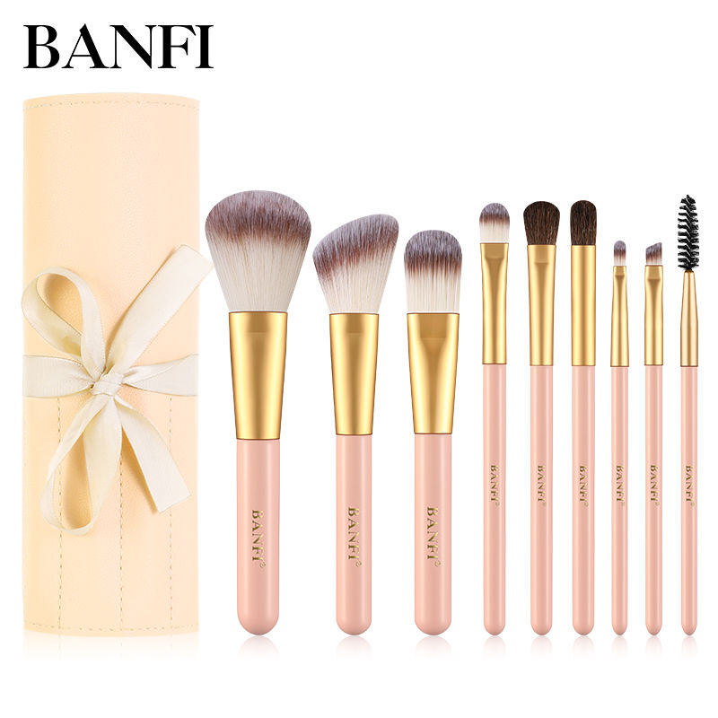 

7/9PCs Makeup Brushes Set For Cosmetic Foundation Powder Blush Eyeshadow Blending Make-up Brushes Beauty Cosmetic For Tools New