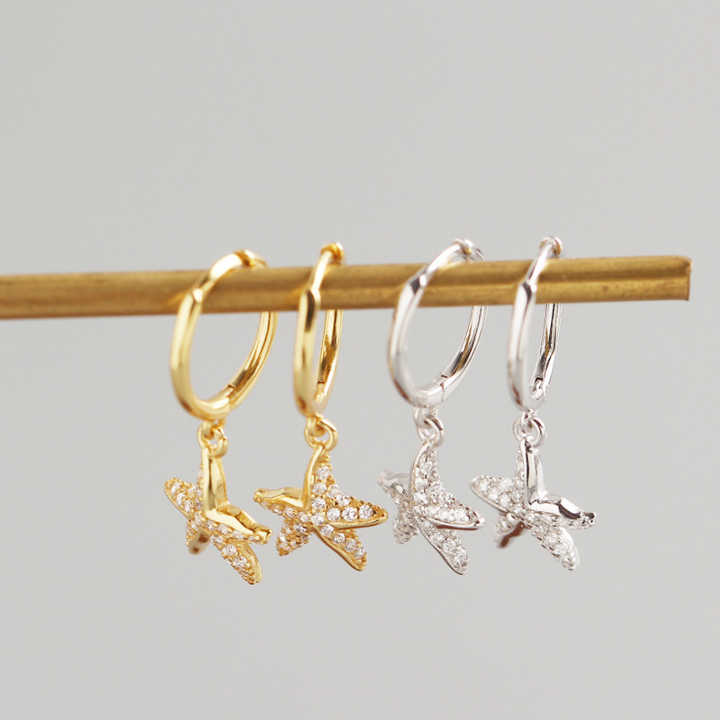 

European and American fashion style S925 sterling silver earrings light luxury diamonds for women's wedding boutique jewelry