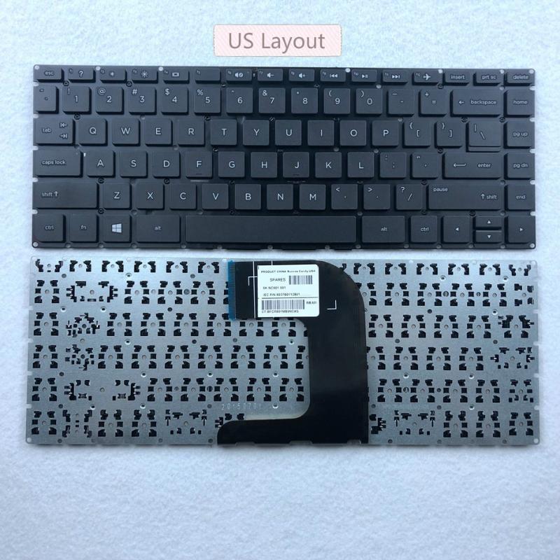 

US Germany Laptop Keyboard for Pavilion 14-AC 14-ac029TX 340 G3 346 G3 348 246-G4 240-G4 US GR Layout