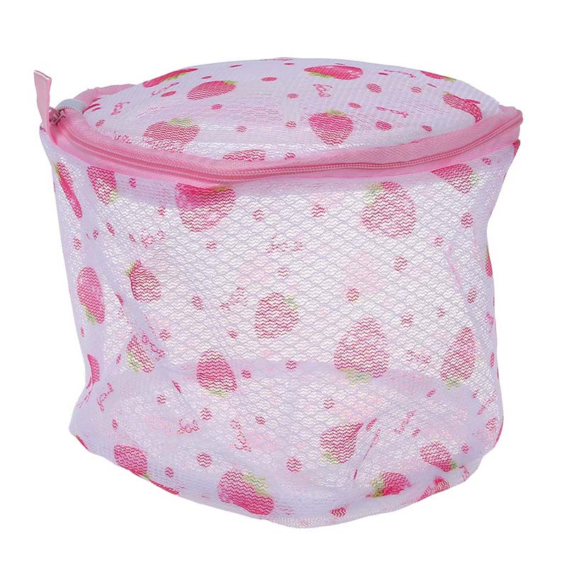 

Laundry Bags Bra/Underwear/Lingerie/Socks Mesh Bag Wash Basket--Strawberry Or Rose Print