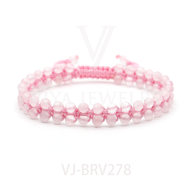 

Hot Sale Girl's Small Stones Macrame Bracelets Lovely Gift For Friends