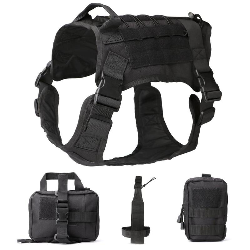 

K9 Outdoor Tactical Molle Dog Vest Training Hunting Equipment Training Dog Full version Protective Clothing, Green