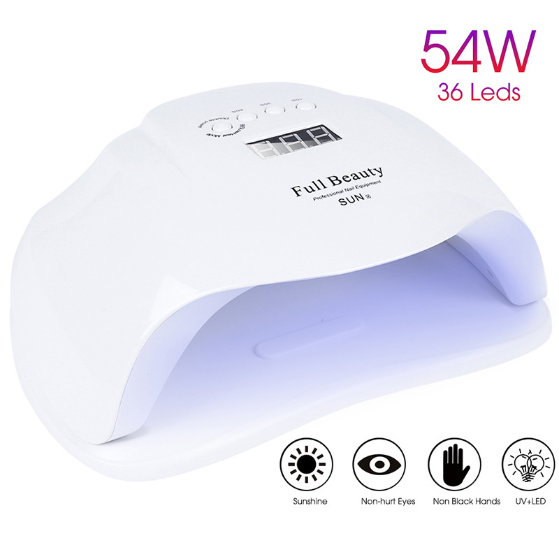 

MAANGE UV LED Lamp For Nails Dryer 54W Ice Lamp For Manicure Gel Nail Drying Gel Varnish Nv Light Nails, Au