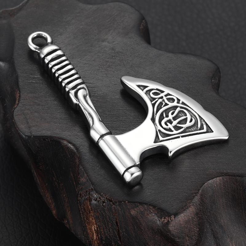 

Stainless Steel Viking Axe Large Charms Bracelet Hooks Clasp DIY Accessories Pendant Findings Jewelry Making Supplies Vintage