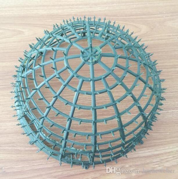 

kissing ball plactic ball frame diameter of 20cm,good diy flower party decoration free shipping, Green