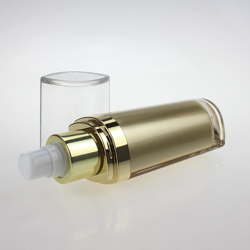 

2oz Lotion Cream Plastic Bottle,50pcs 60ml Gold Acrylic Container