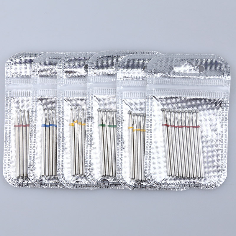 

10PCS Diamond Cutter for Manicure Set Diamond Rotary Burrs Set Nail Drill Bit Milling Cutter for Nail Art Pedicure Tool