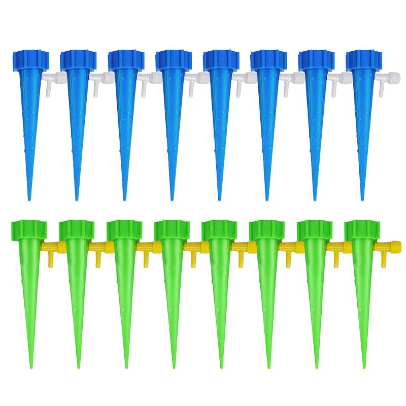 

16/12pcs Automatic Dripper Irrigation Adjustable Self Watering Plant Flower Stakes Saving Watering Irrigation Tool Kits