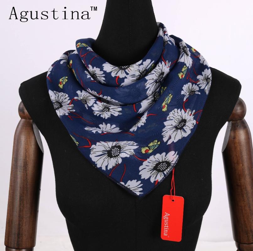 

2020 chiffon summer women fashion 60*60 square scarf scarves femme for ladies Shawl wraps scarfs echarpes foulards