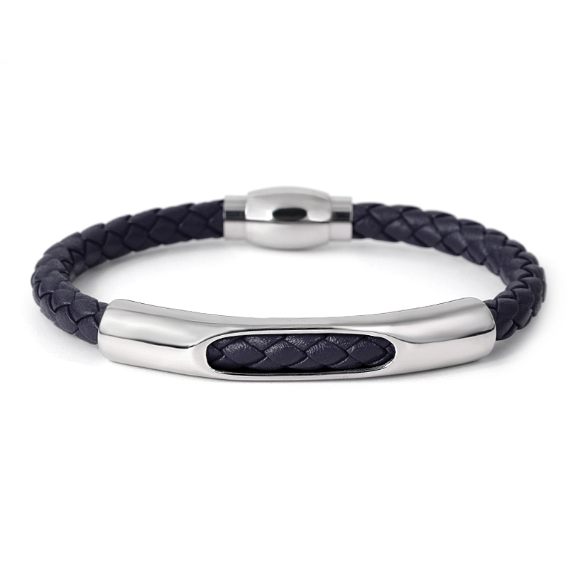 

Trendy Braied Rope Leather Bracelet For Women Men Magnetic Clasp Wristband Bracelet Fashion Jewelry Accessories