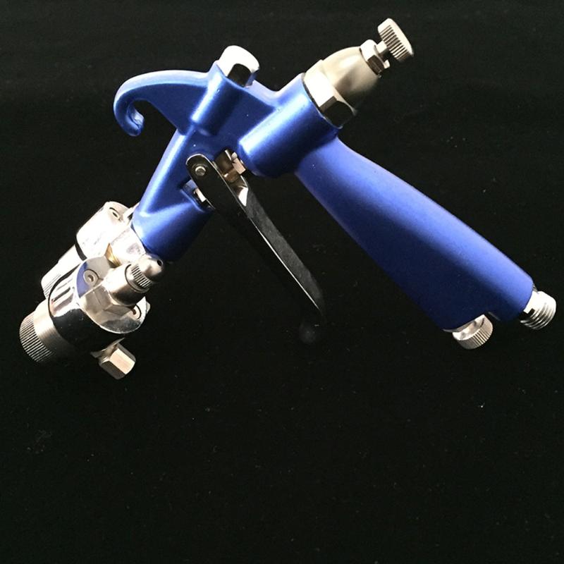 

SAT1201 automotive paint wholesale double nozzle manual coating gun power car paint gun dual action airbrushes for sale