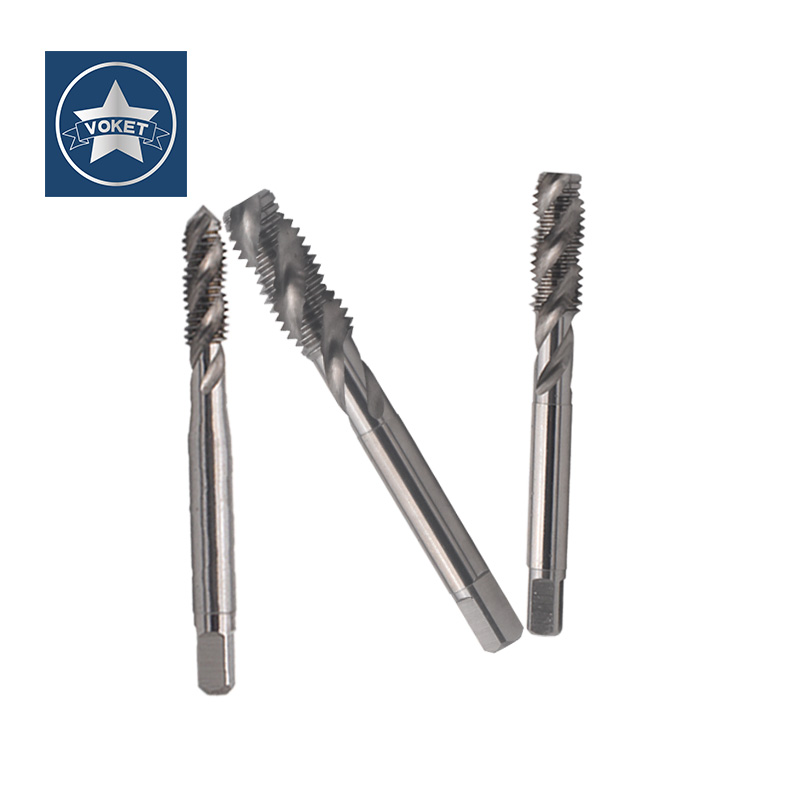 

VOKET HSSE Right Hand Fine Thread Sprial Fluted tap UNF 1/4- 24 28 32 36 5/16- 24 32 40 UNS 1/4-40 American Screw Thread taps