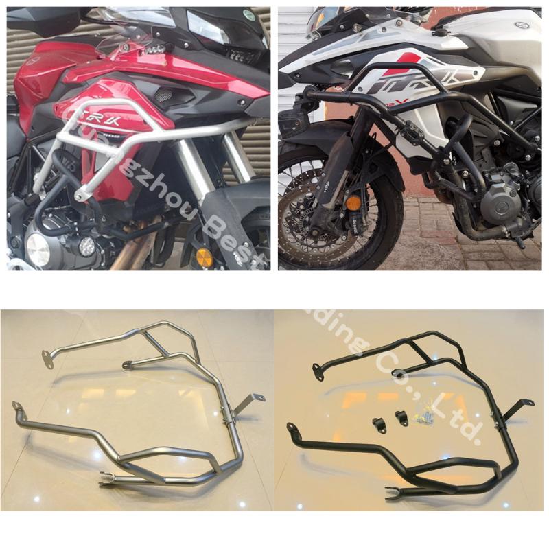 

Crash bar For Benali trk502x bumper Upper guard bar 502 Black & Silver Normal and upgraded versions