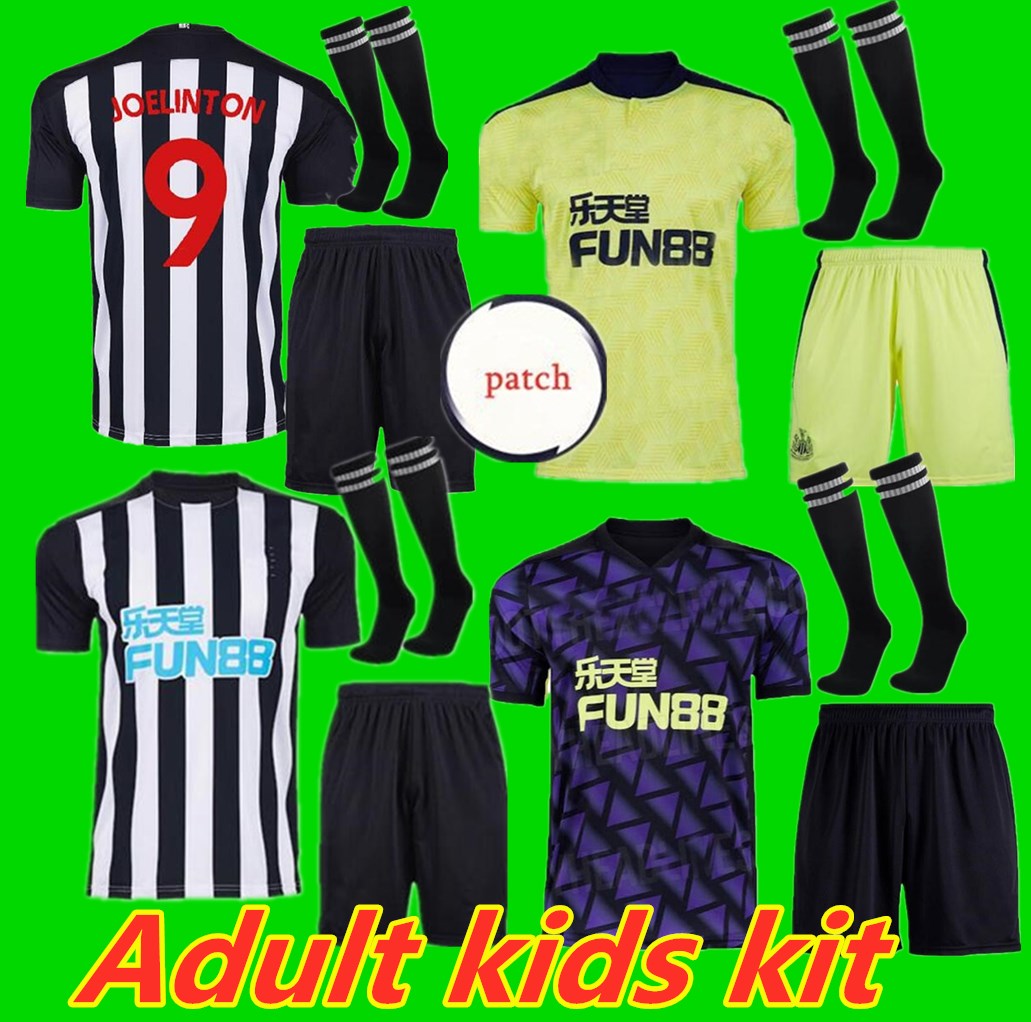 

Adult kids kit 20 21 N ewcastle RITCHIE SOCCER JERSEYS HOME away third UNITED JOELINTO 2020 2021 home LASCELLES SHELVEY FOOTBALL YEDLIN SH, Black
