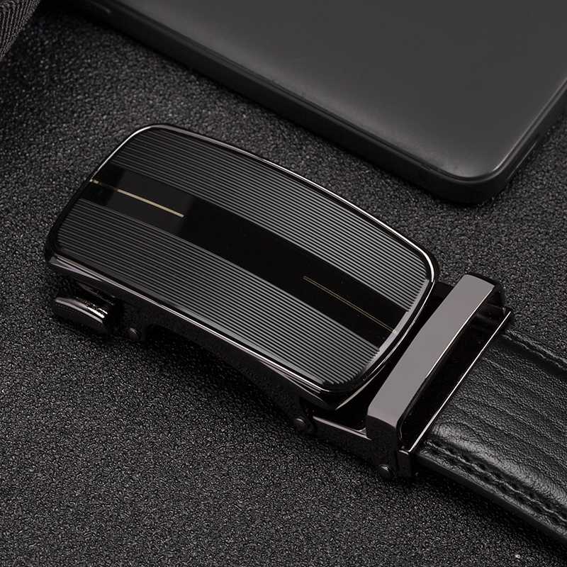

designer belts men High Quality Automatic Buckle genuine leather belts for men male Black Men's fashion luxury strap