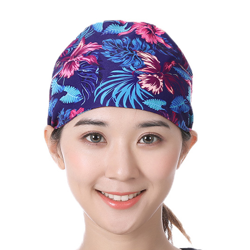 

Beanies Unisex Cotton Hat Store Work Casual Gourd Multicolor Fashion Scrub Chef Beautician Pet Headscarf