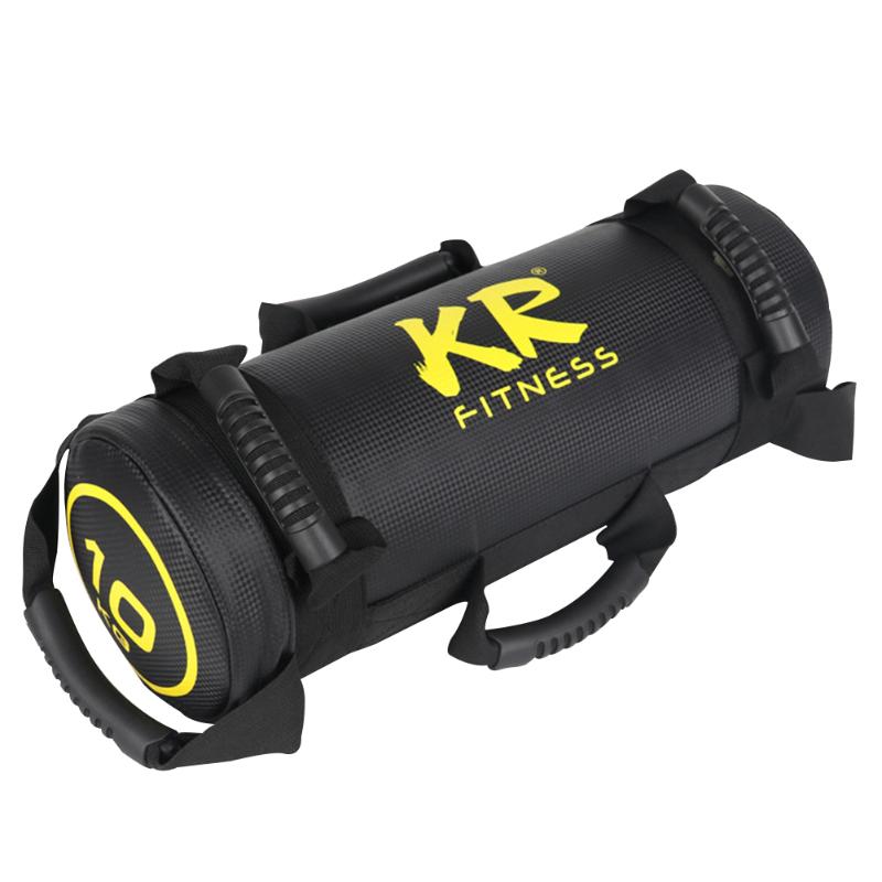 

5kg 10kg Thick Leather Weight Sand Power Bag Built-in Filling Fitness Exercise Non-slip Widened Handle Strength Training Boxing