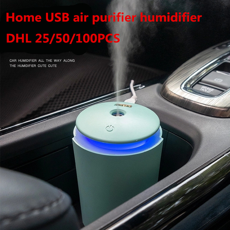 

25/50/100pcs Home USB air purifier humidifier LED backlight gift Mini air humidifier aroma diffuser