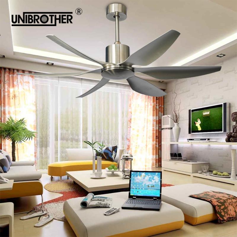

66 inch 54 inch Nordic industrial wind ceiling fan fans LED light DC American retro restaurant remote control 110v 220v