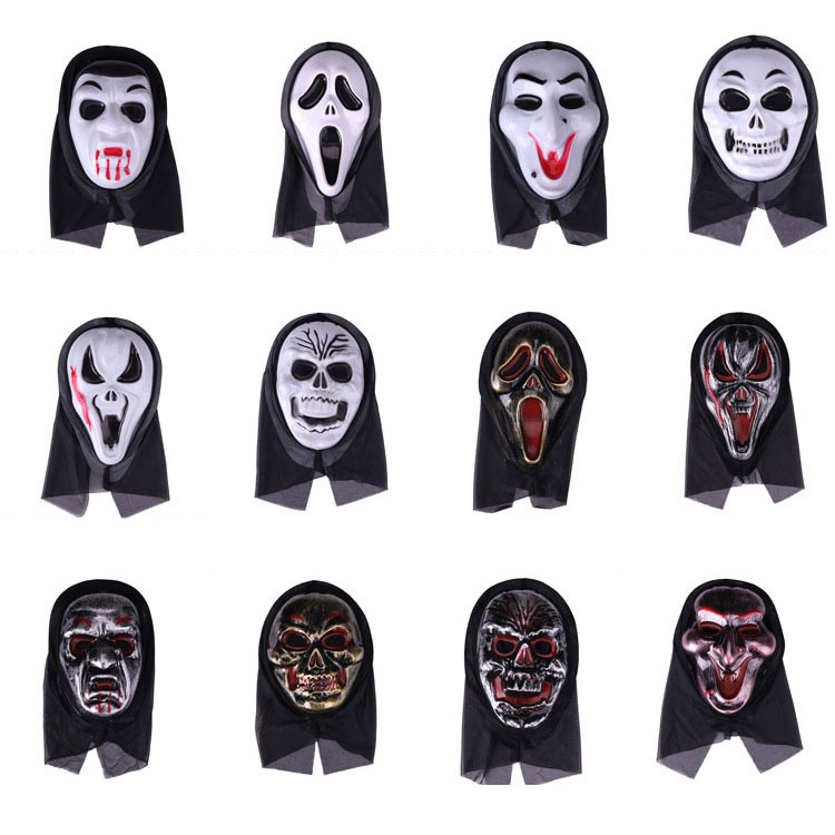 Halloween Mask Toy Horrible Ghost Face Scream Masks Party Cosplay Decorative Props Wholesale Toys-image-461901132