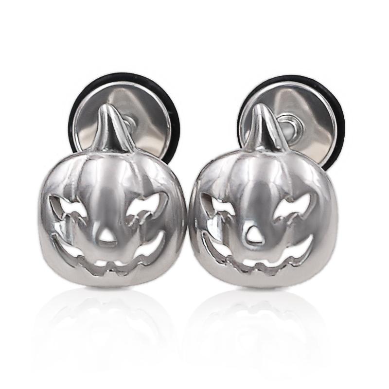 

Personality Pumpkin Head Earring stud Hiphop Rock Piercing Jewelry For Halloween Gifts