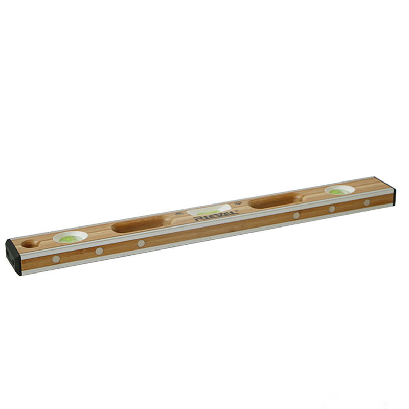 

Level ruler household multi-functional 30cm level measuring tool horizontal bubble bamboo aluminum edging with top vision function