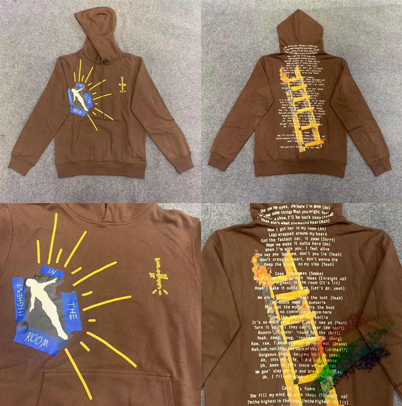 

Travis Scott Highest In The Room cactus jack Astroworld Hoodie Women Men High Quality Fashion Mens Pullover 200923, 11