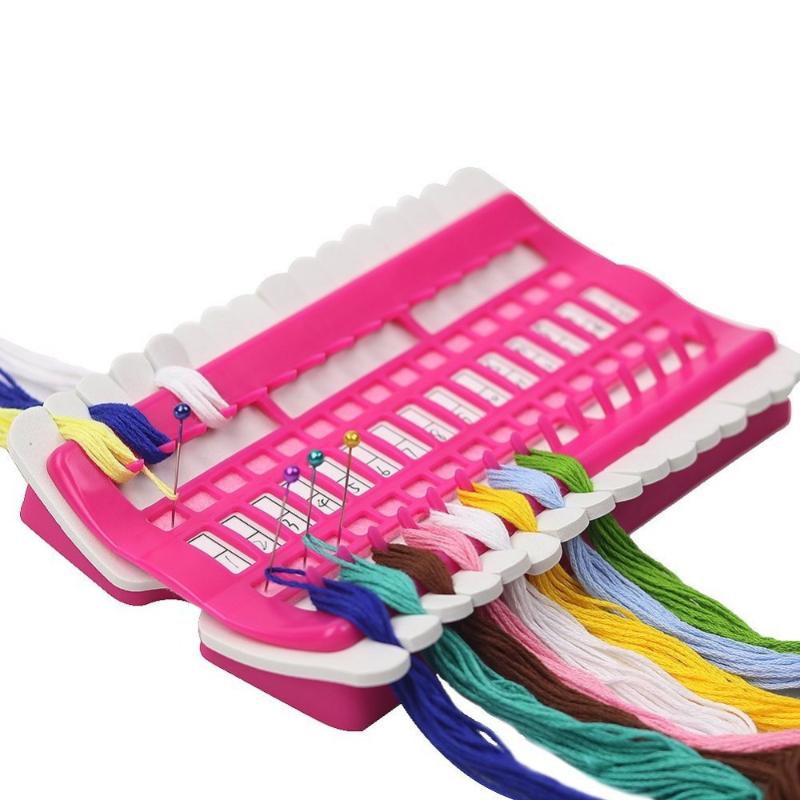 

3 Colors Arrange Needle Thread Tool Plastic DIY Cross Stitch Accessory Sewing Pin Cushion Tools 30 Position Row Line Tool