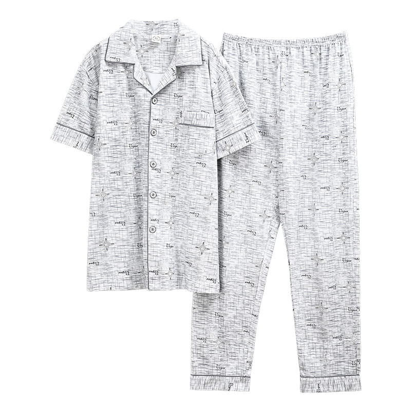 

2020 New Casual Style Pajamas Set Turn Down Collar Pijama Set Man Homesuit Homeclothes Fashion Style Chinese Pajamas Sleepwear, 2022