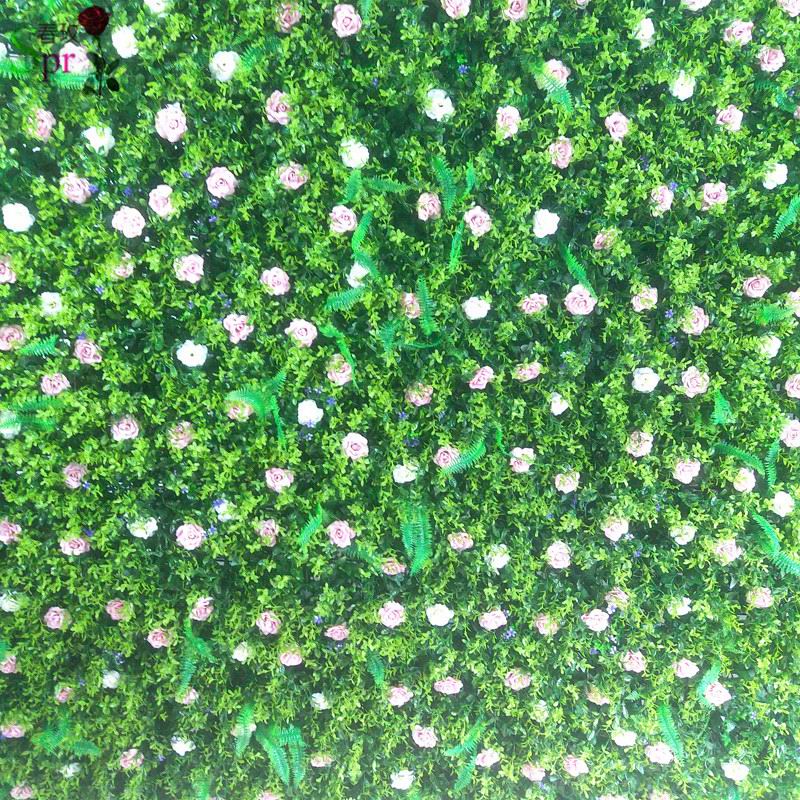 

SPR Free ship 10pcs/lot MORE desens Artificial silk flower green grass wall wedding backdrop arch flower table decoration floral