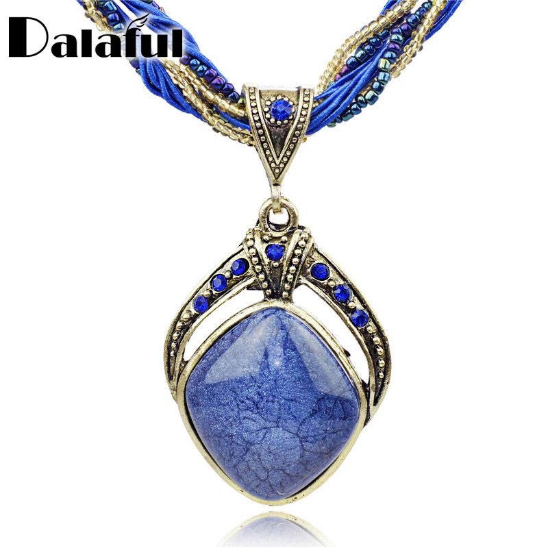 

New Fashion Delicate Amazing Copper Unique Glass Beads Pendant Clavicle Necklace Free Shipping B046