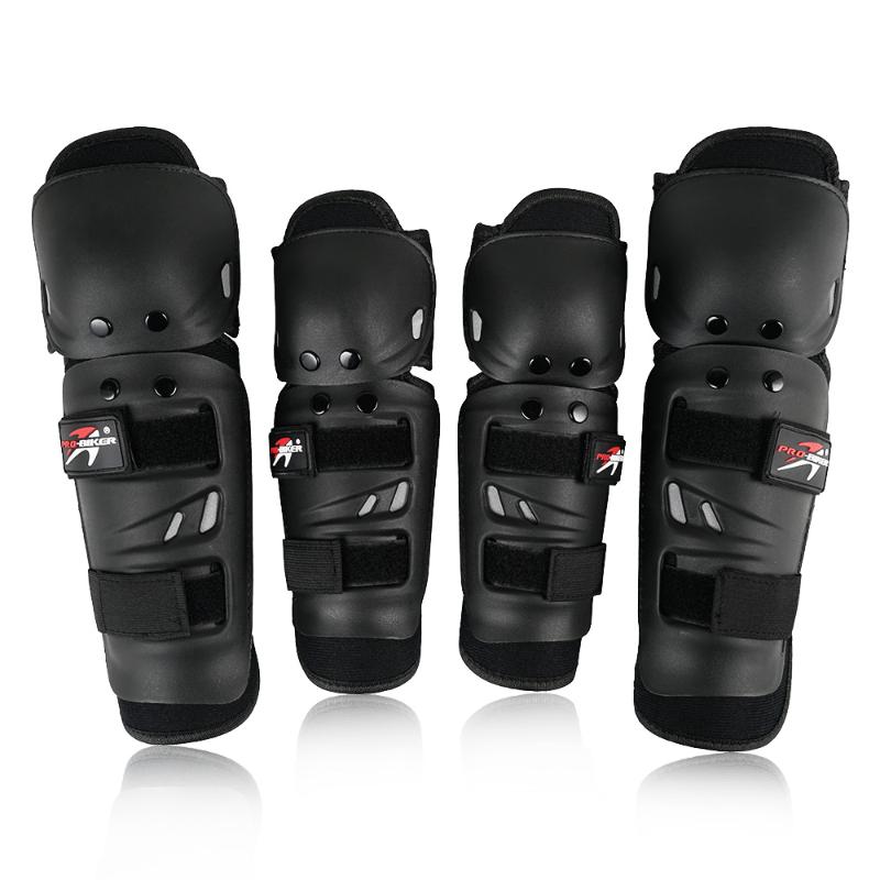 

4PCS Motorcycle Knee Elbow Guard Pad Protectors Pads Motocross Racing Protective Gear for Riding BMX Skating Armor Kneepads