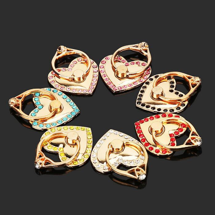 

phone holder Finger Ring holder Crystal Bling Diamond 360° Rotation Phone Holder for iphone samsung, With opp bag