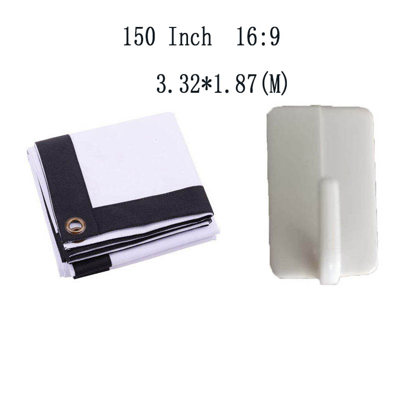 

Thinyou 150 inch fabric for projector screen 16:9 projection High Factory Supply Best Quality Matte White Portable pantallas
