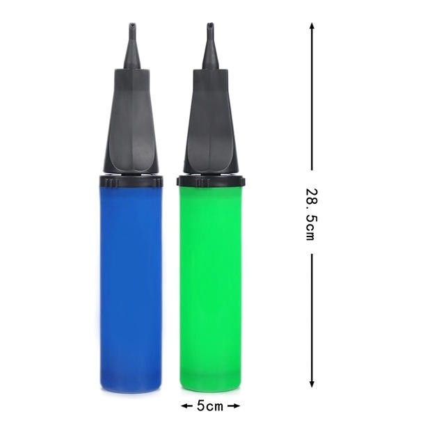 

HKML Plastic Football Soccer Inflatable Ball Hand Air Pump with Needle Random Color