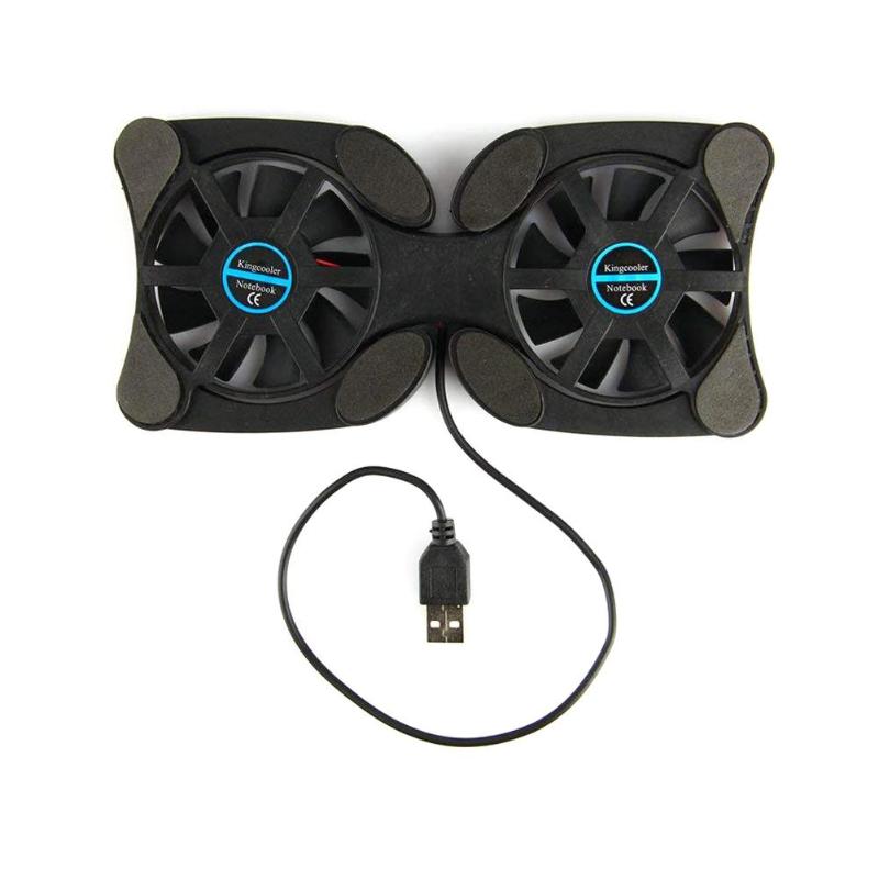 

Foldable USB Laptop Cooling Pads with Double Fans Mini Octopus Notebook Cooler Cooling Pad for 7-15 Inch Notebook Laptop