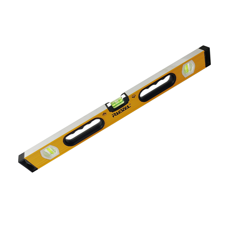 

Level household multifunctional 90cm measuring rule 3 level bubble double-sided milling bottom box spraying thick aluminum level