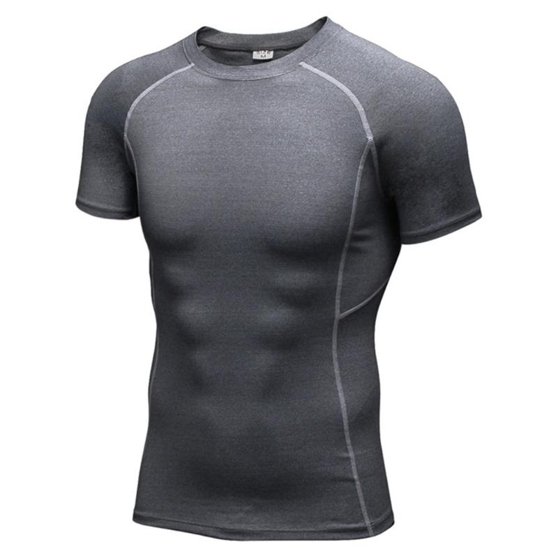 

Men Summer short-sleeved t shirt solid color round neck cotton clothes tide tops tees mens t shirts Summer Cotton T-shirt Men