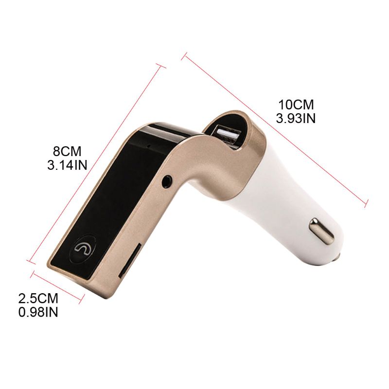 

Handsfree Call Car USB Port 2.1A Charger Wireless Bluetooth MP3 Music Stereo 57BA