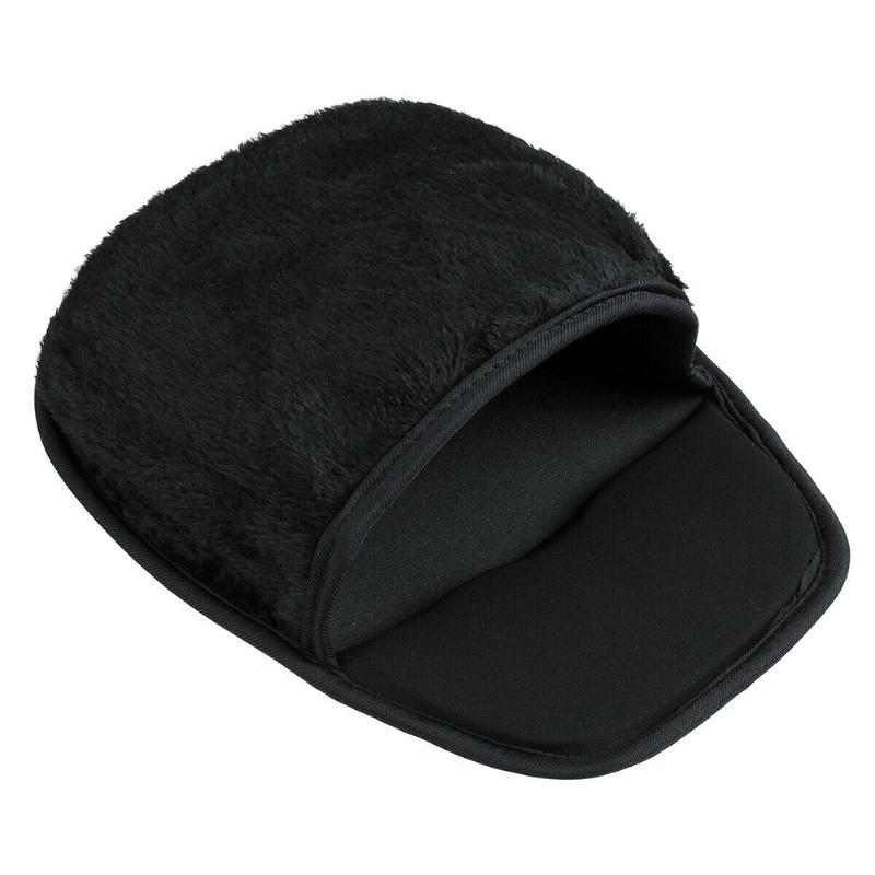 

Mat Hand Warmer Plush With Wrist Guard Cartoon USB Heated Thickened Mouse Pad Office Winter Soft Gift For Laptop Home