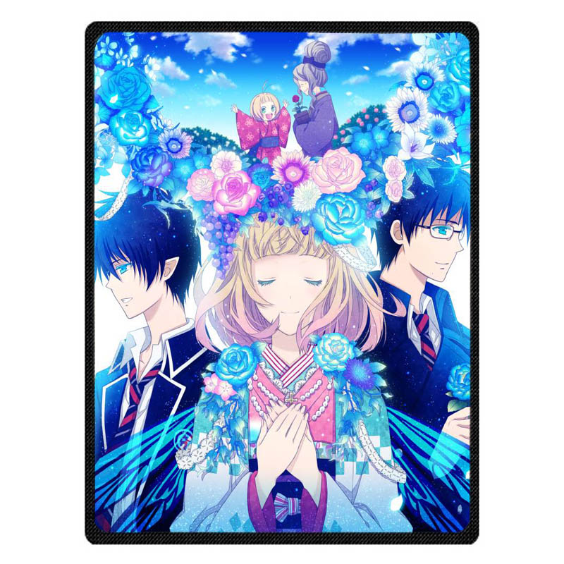 

Hot Sale Ao no Exorcist Pattern Blanket Super Soft Throw Fleece Blankets On The Bed Baby Winter Summer Bedspreads