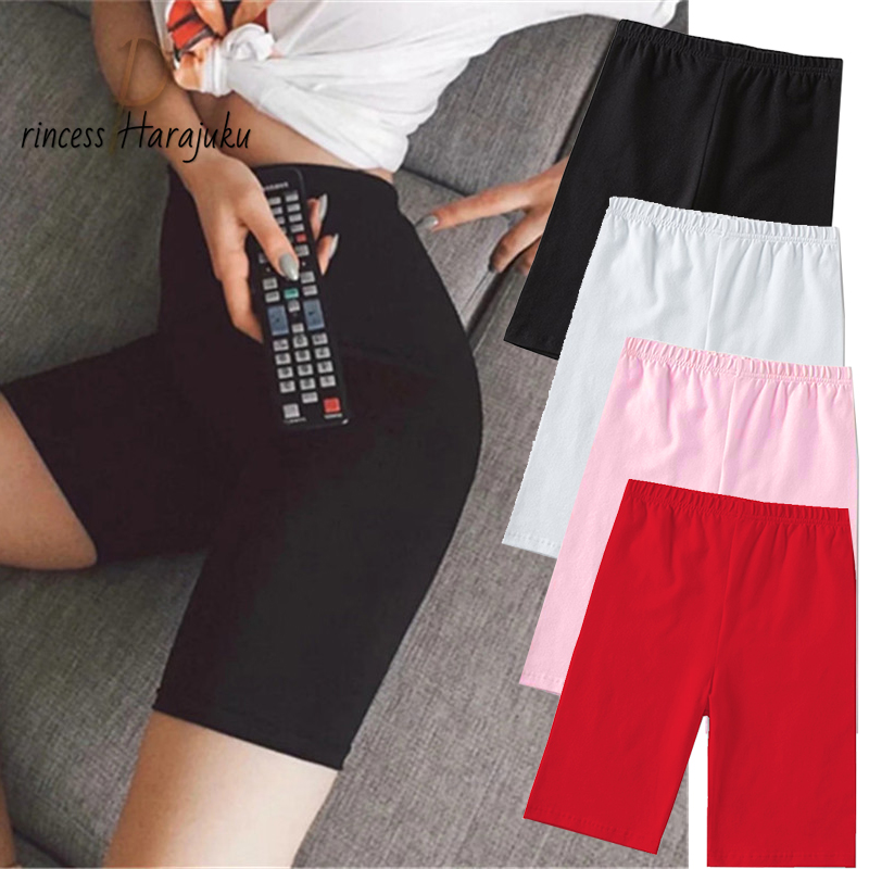 

Sexy Lingerie Lady Safety Short Plus Size Seamless Safety Shorts Pants Underwear Short Mid-length Fashion Trunks Briefs, White