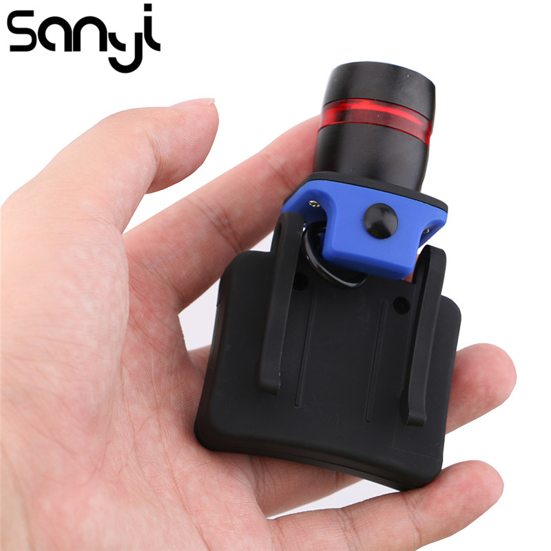 

SANYI 3 Modes XPE LED Cap Hat Headlight Riding Headlamp Head Torch Lamp Clip on Light Fishing Head Lamp Using 3xAAA