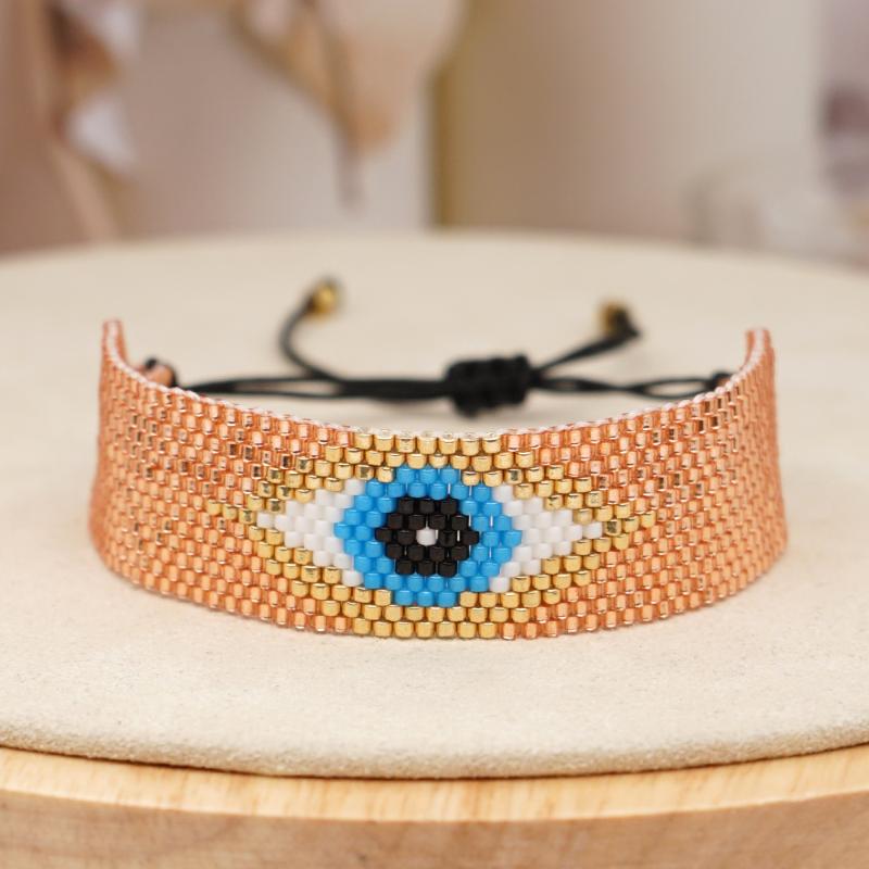 

Evil Eye MIYUKI Charms Bracelet for Women Punk pulseras moda 2020 Beads Bracelet Jewelry Handmade Armband