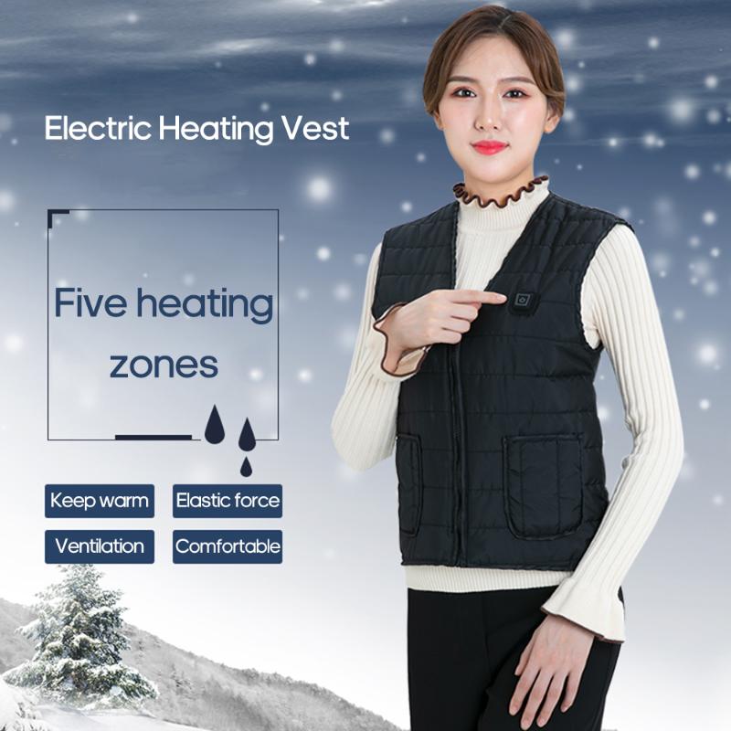 

Heating Vest USB Charging Heating Vest Intelligent Electric Clothes XXXXL