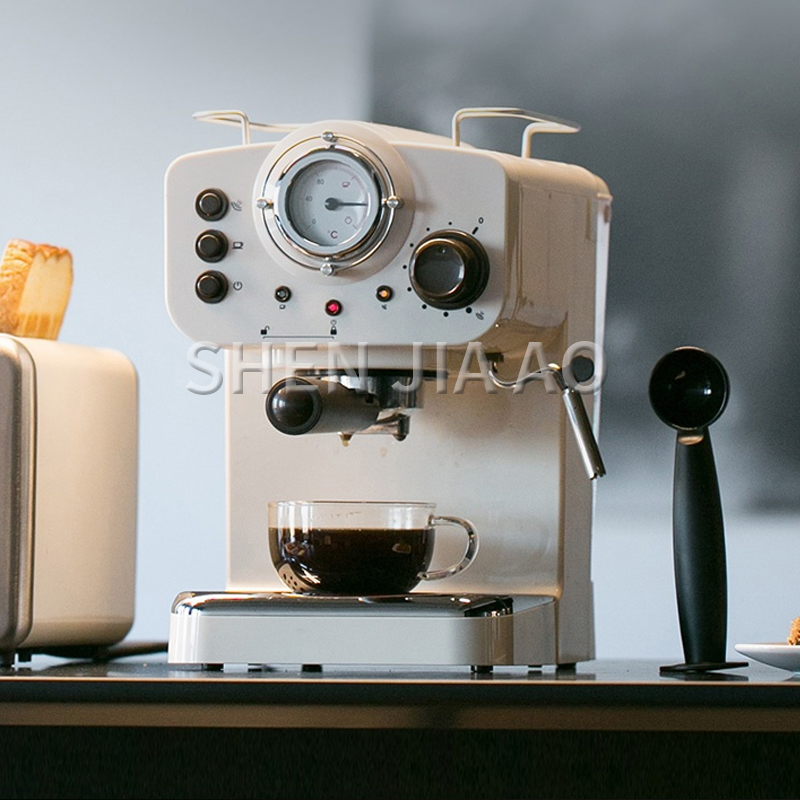 

15Bar semi-automatic espresso coffee maker small Steam Type Milk Foam office home Italian coffee machine/simple operation 1000W