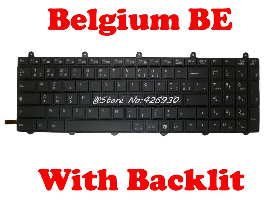 

BR DM Keyboard For CLEVO P157SM 6-80-P17S0-010-3 V132150BK3 Belgium BE 6-80-P170-240-3 V132150BK3 German GR