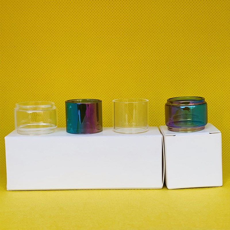 

SMOK TFV8 Big Baby 5ml RBA Tank Normal Bulb Clear Rainbow Glass Tube Replacement Convex Extension 1pc/box 3pcs/box 10pcs/box