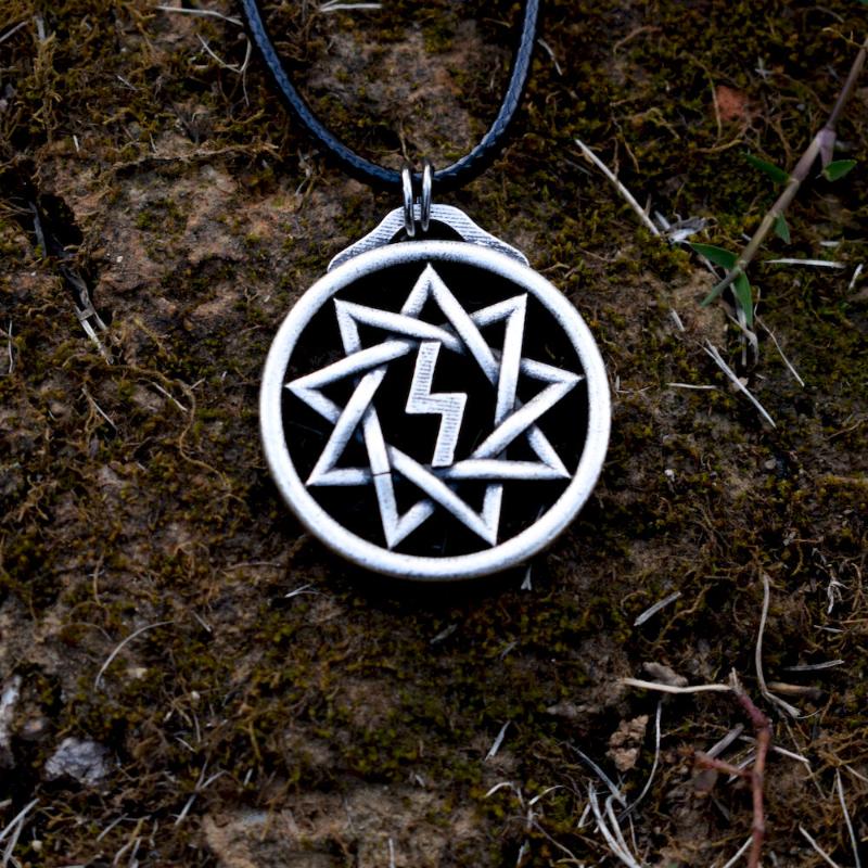 

SanLan 12pcs star slavs slavdom runes necklace talisman amulet